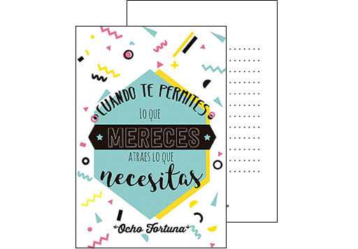 POSTAL 10x15 Cuando te permites