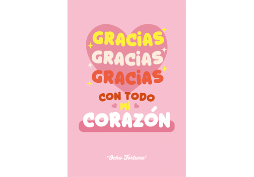 POSTAL 10x15 Gracias gracias