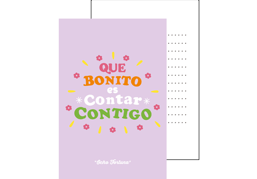 POSTAL 10x15 Que bonito