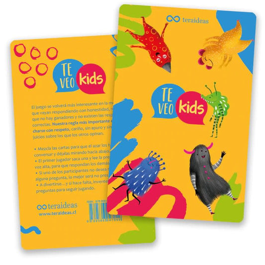 Teraideas Cartas Te veo Kids