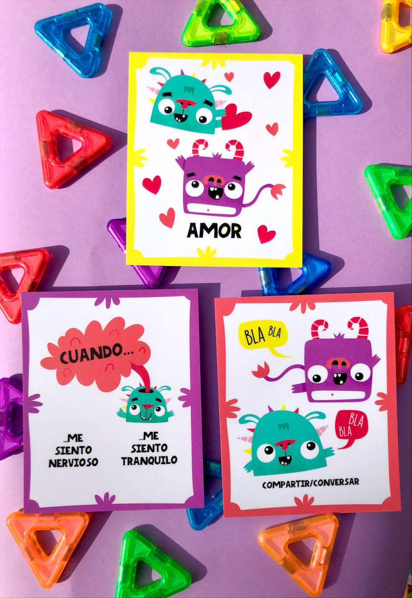 Psicosentidos Cartas Triángulo Emocional